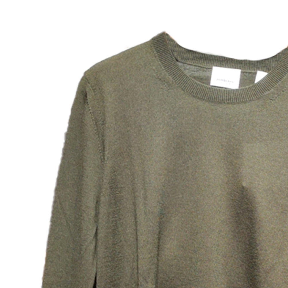 (Women) Burberry  Solid Crewneck Pullover Sweater FW23 Dark Green. 80750181 圖 4