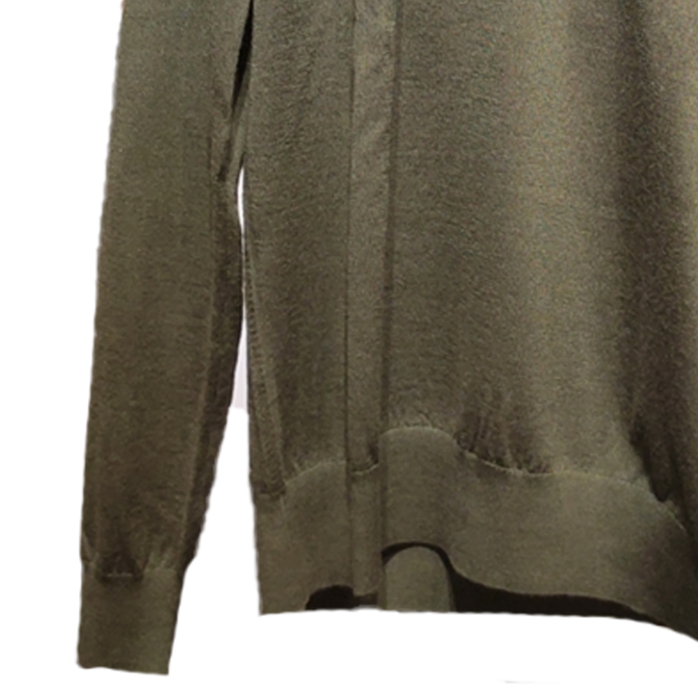 (Women) Burberry  Solid Crewneck Pullover Sweater FW23 Dark Green. 80750181 圖 5