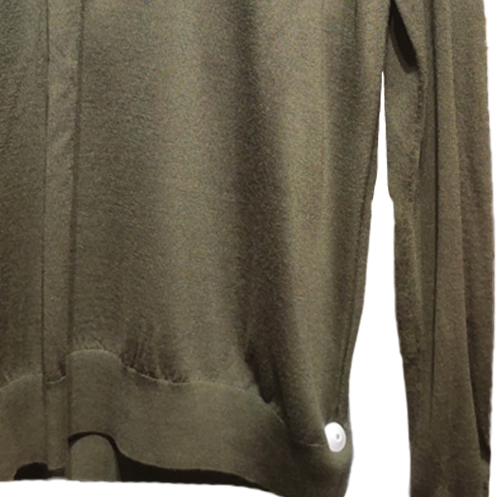 (Women) Burberry  Solid Crewneck Pullover Sweater FW23 Dark Green. 80750181 圖 6