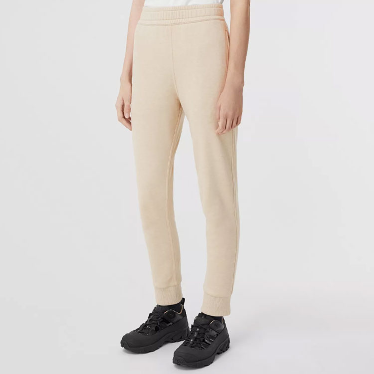 Purchase (W) Burberry Celana Jogger Knit Abu Abu Beige dengan Pinggang Elastis. 80521151