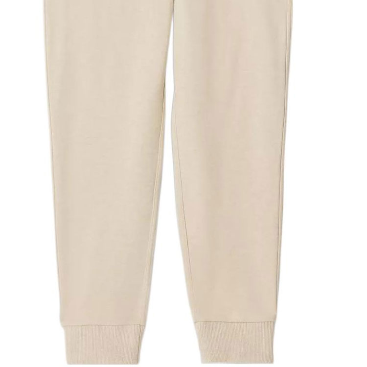Sizing (W) Burberry Celana Jogger Knit Abu Abu Beige dengan Pinggang Elastis. 80521151
