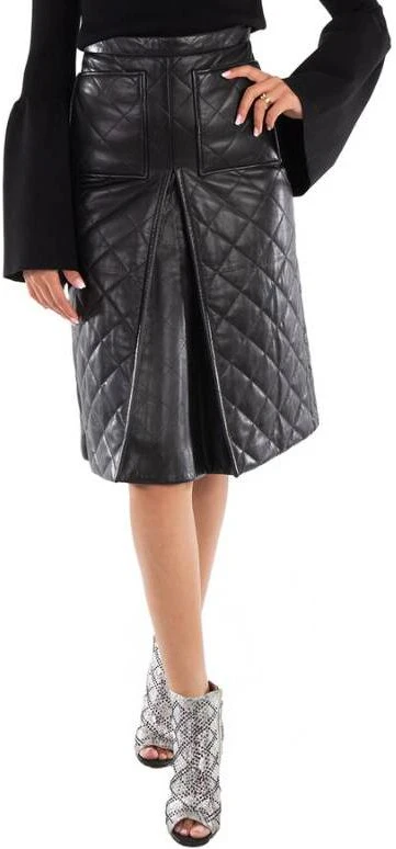 women-burberry-solid-high-waist-midi-casual-skirt-black-80364251