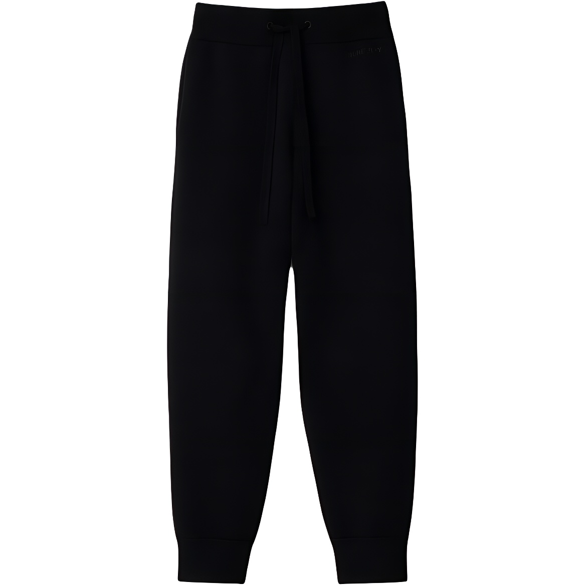 (Women) Burberry  Solid Logo Embroidered Jogger Sweatpants Black. 80896591