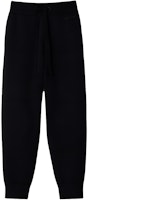 (Women) Burberry Solid Logo Embroidered Jogger Sweatpants Black. 80896591 (Women) Burberry Solid Logo Embroidered Jogger Sweatpants Black. 80896591