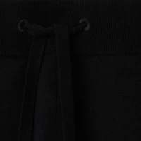Shop (Women) Burberry Solid Logo Embroidered Jogger Sweatpants Black. 80896591