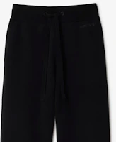 Details for (Women) Burberry Solid Logo Embroidered Jogger Sweatpants Black. 80896591