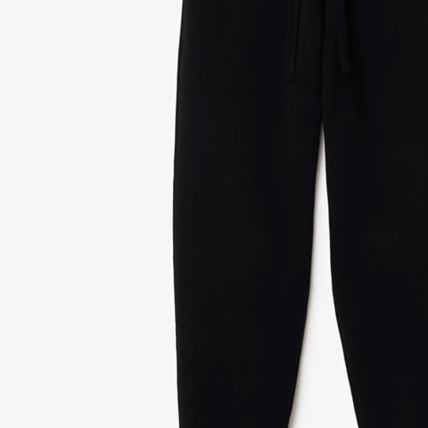 Sizing (W) Burberry Seluar Jogger Sweatpants Hitam Logo Sulam. 80896591