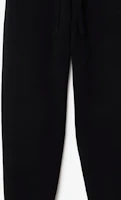 Sizing (Women) Burberry Solid Logo Embroidered Jogger Sweatpants Black. 80896591