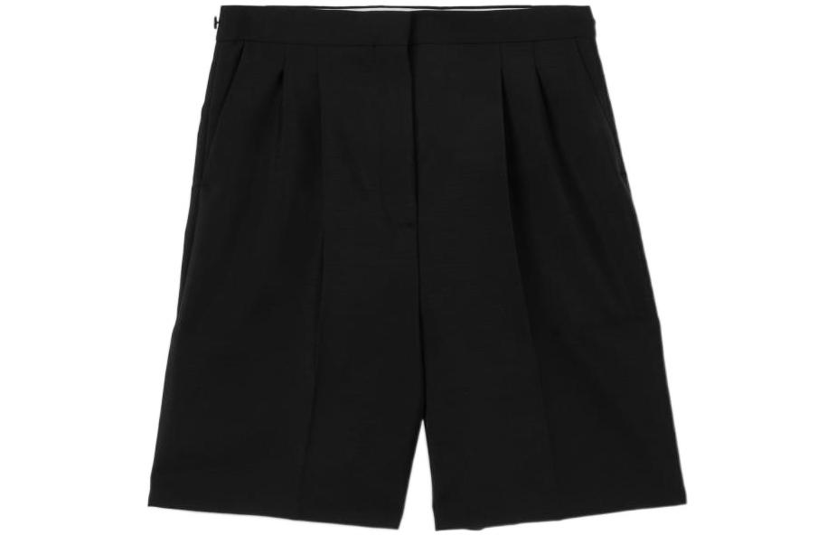 (Women) Burberry  Solid Loose Fit Casual Shorts Black. 80573061 圖 2