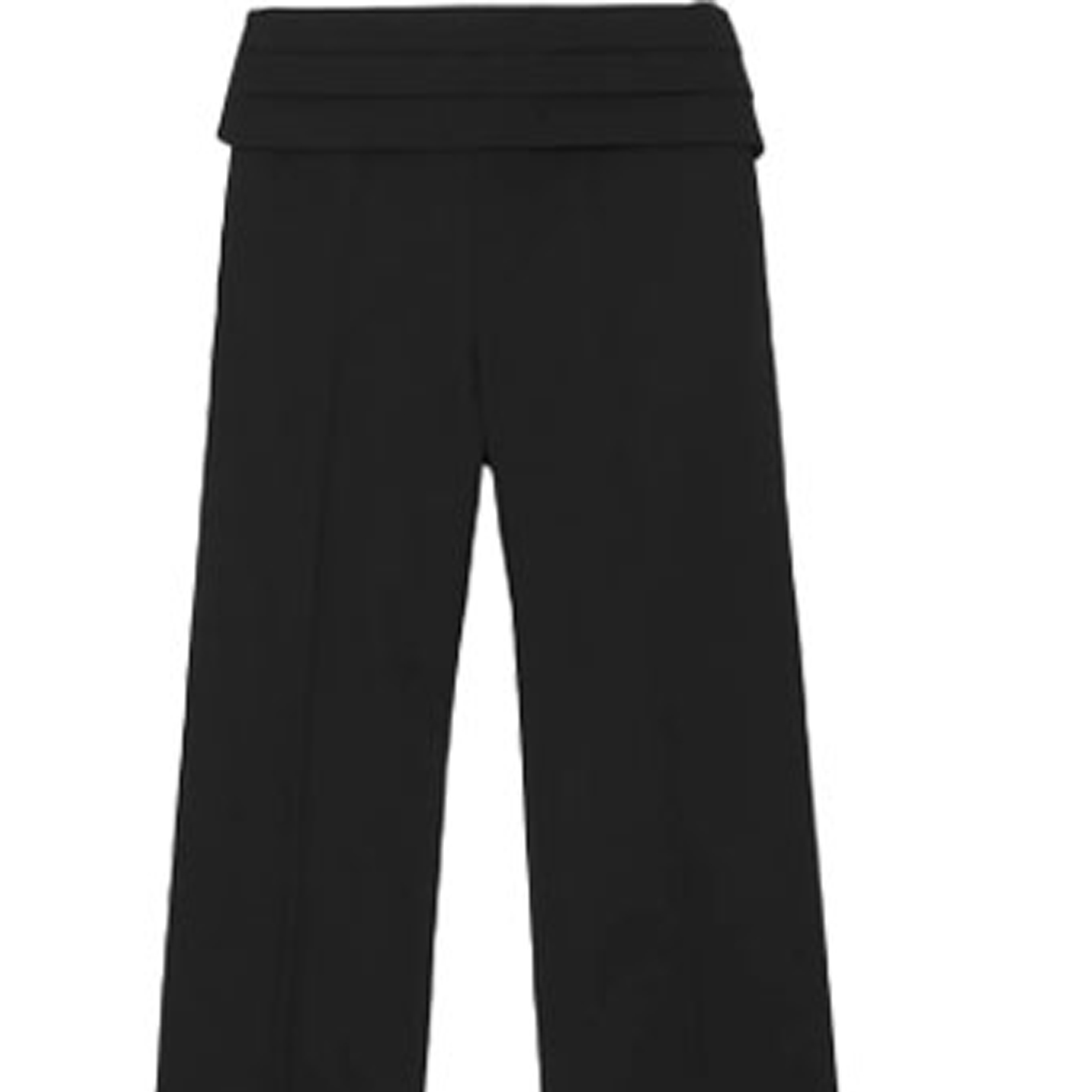 Details for (W) Pantalones de Traje Rectos Negros Burberry con Pliegues Sólidos. 80407261