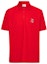 Buy (Women) Burberry Solid Red Loose Fit Short Sleeve Polo Shirt 80333891