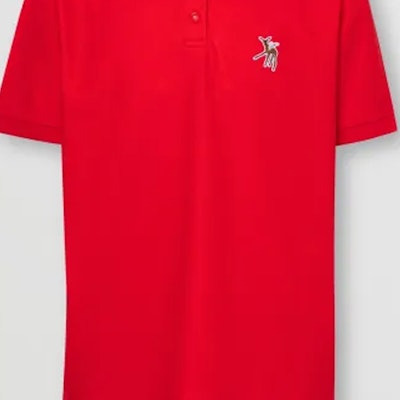 (Women) Burberry Solid Red Loose Fit Short Sleeve Polo Shirt 80333891 Sizing (Women) Burberry Solid Red Loose Fit Short Sleeve Polo Shirt 80333891