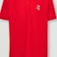 Sizing (Women) Burberry Solid Red Loose Fit Short Sleeve Polo Shirt 80333891