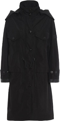 (W) 버버리 솔리드 태프타 후드 코트 재킷 블랙 80344741 Order (W) 버버리 솔리드 태프타 후드 코트 재킷 블랙 80344741