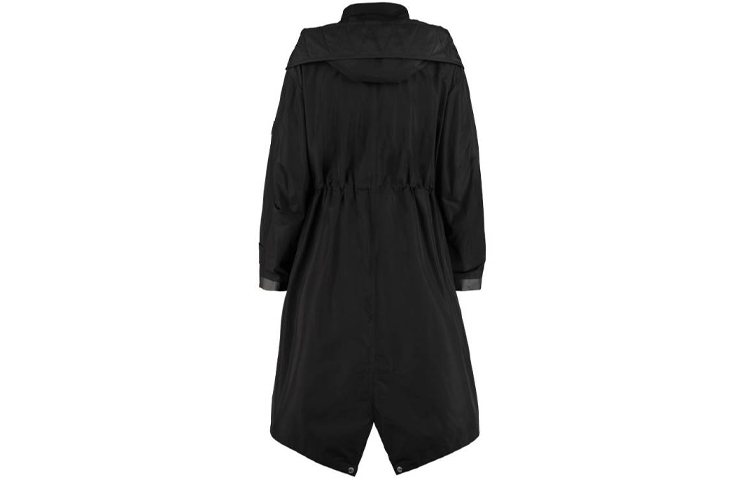 Lookbook (W) 버버리 솔리드 태프타 후드 코트 재킷 블랙 80344741