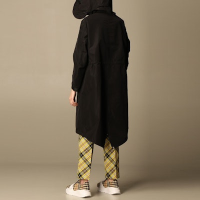 (W) 버버리 솔리드 태프타 후드 코트 재킷 블랙 80344741 Details for (W) 버버리 솔리드 태프타 후드 코트 재킷 블랙 80344741