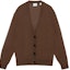 Order (W) Burberry Cardigan Rajut Coklat V-Neck Kancing Depan Solid. 80211781