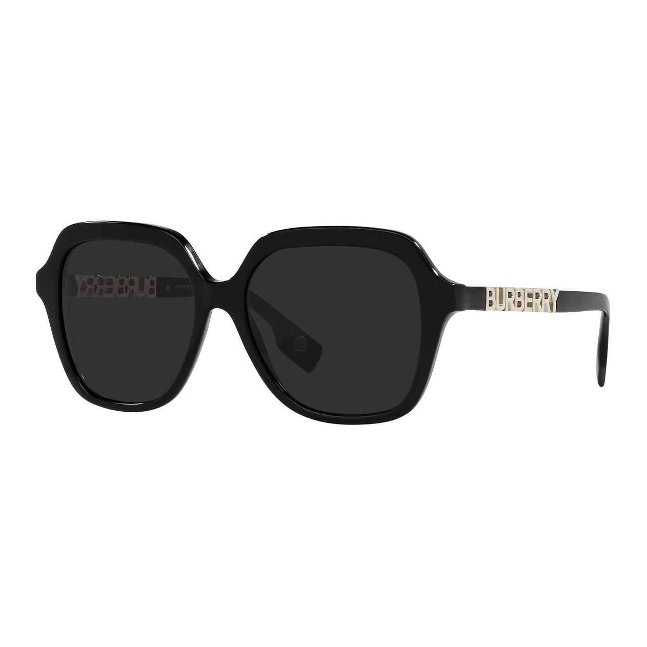 Order (W) Gafas de sol cuadradas de acetato y metal Burberry con logo - Negro. BE4389-300187