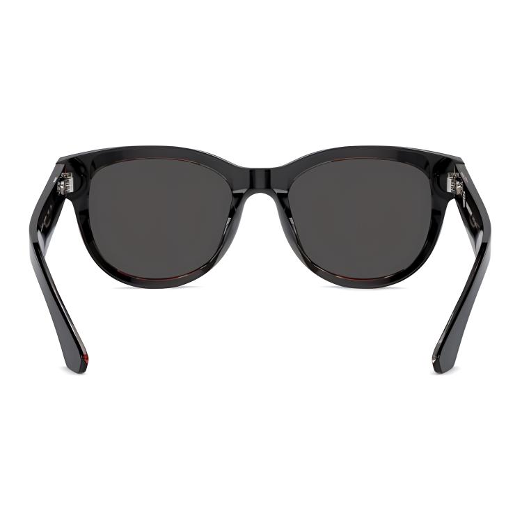 Details for (Women) Burberry  Square Sunglasses Black with Logo Temples. BE4432U412187