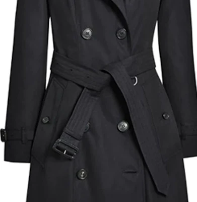 (W) 博柏利 2022春夏黑色双排扣长款风衣 80457771 Details for (W) 博柏利 2022春夏黑色双排扣长款风衣 80457771