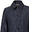 Details for (Women) Burberry SS22 Quilted Check Single-Breasted Jacket Navy Blue. 80498671