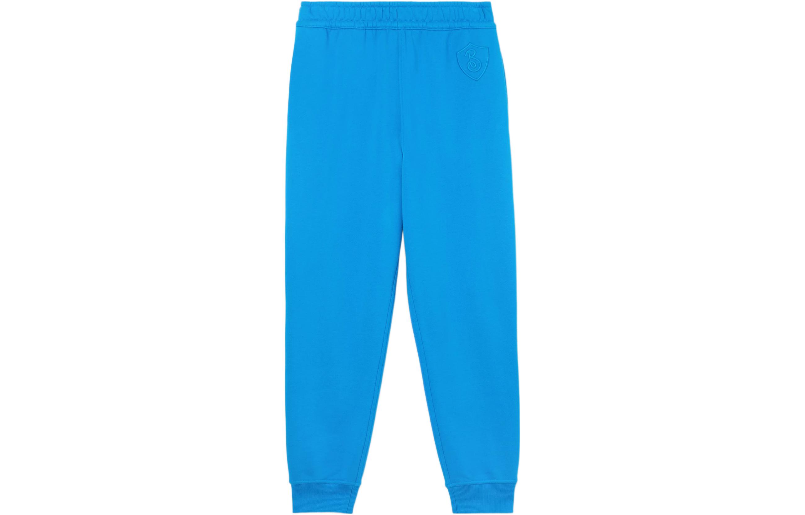 Lookbook (W) バーバリー SS23 ロゴ刺繍ジョガーパンツ ヴァイブラントブルー 80657701