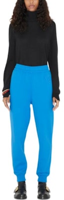 (W) バーバリー SS23 ロゴ刺繍ジョガーパンツ ヴァイブラントブルー 80657701 Shop (W) バーバリー SS23 ロゴ刺繍ジョガーパンツ ヴァイブラントブルー 80657701