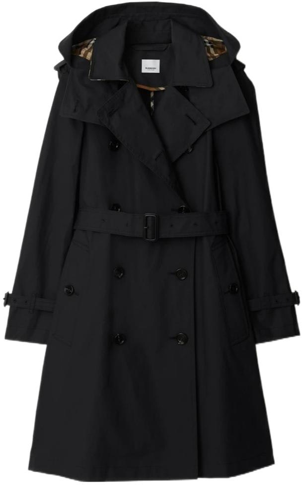 women-burberry-ss-24-black-double-breasted-hooded-long-sleeve-trench-coat-80842511