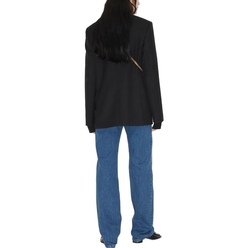 Shop (Women) Burberry  Straight-Leg Mid-Rise Jeans Blue 80669451