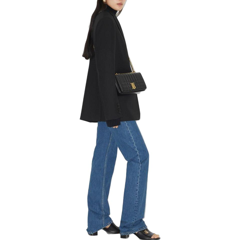 Purchase (Women) Burberry  Straight-Leg Mid-Rise Jeans Blue 80669451