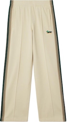 (W) Pantalones Casuales Beige Burberry Stripe Colorblock con Logo Bordado. 80926811 Order (W) Pantalones Casuales Beige Burberry Stripe Colorblock con Logo Bordado. 80926811