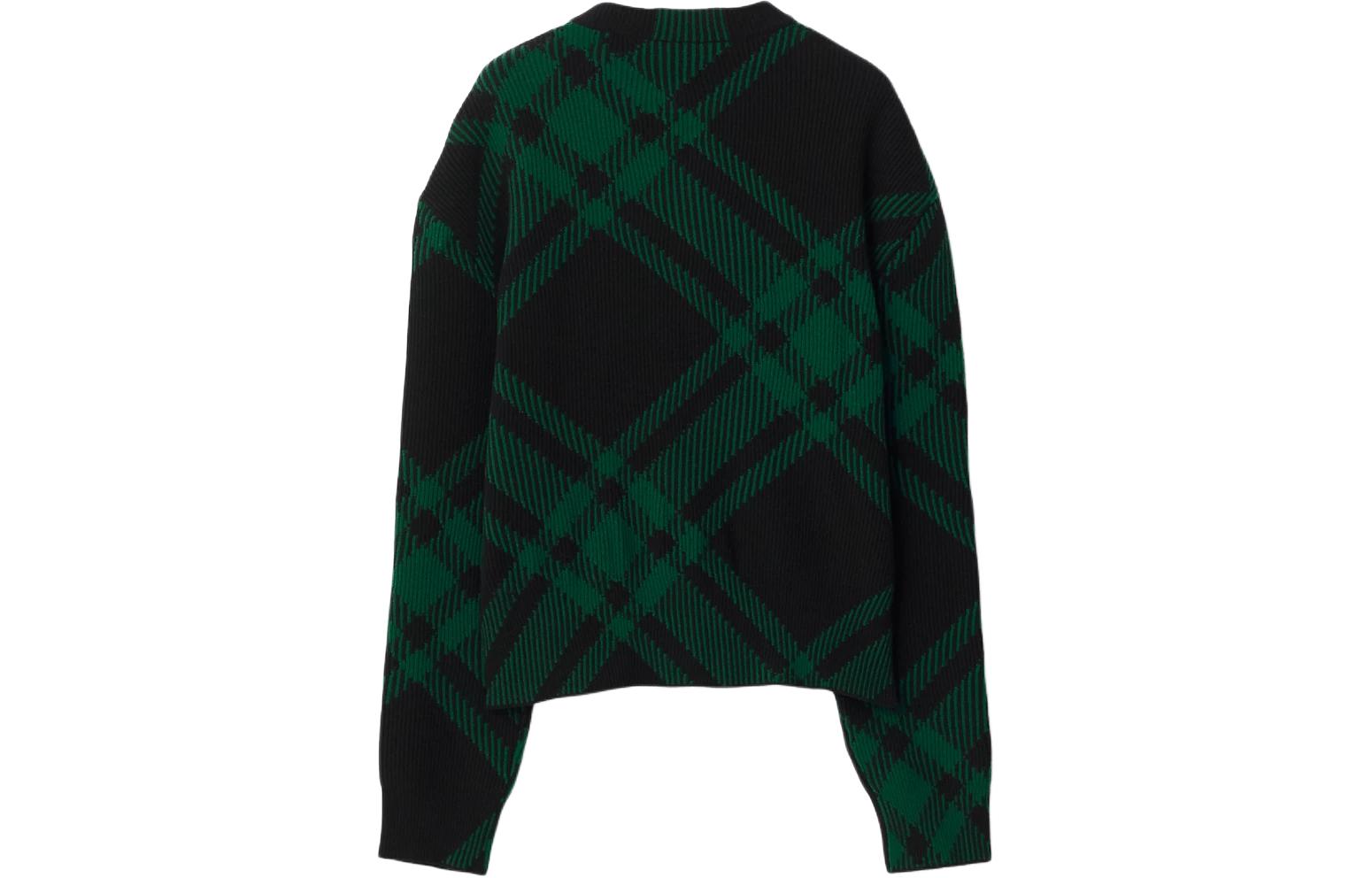 (Women) Burberry  Striped Crewneck Button-Up Long Sleeve Knit Sweater 80810131 圖 3