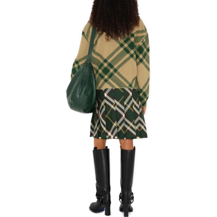 (Women) Burberry  Striped Crewneck Button-Up Long Sleeve Knit Sweater 80810131 圖 10