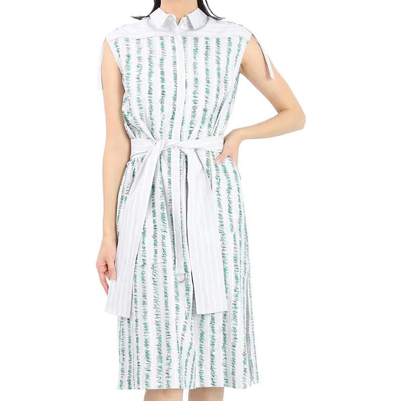 Shop (W) Burberry 條紋無袖短洋裝 多色 双色蝴蝶結裝飾 80019491