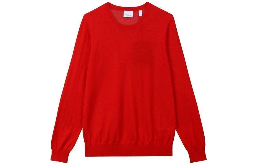 (Women) Burberry  Striped Red Crewneck Long-Sleeve Sweater. 80170211 圖 2