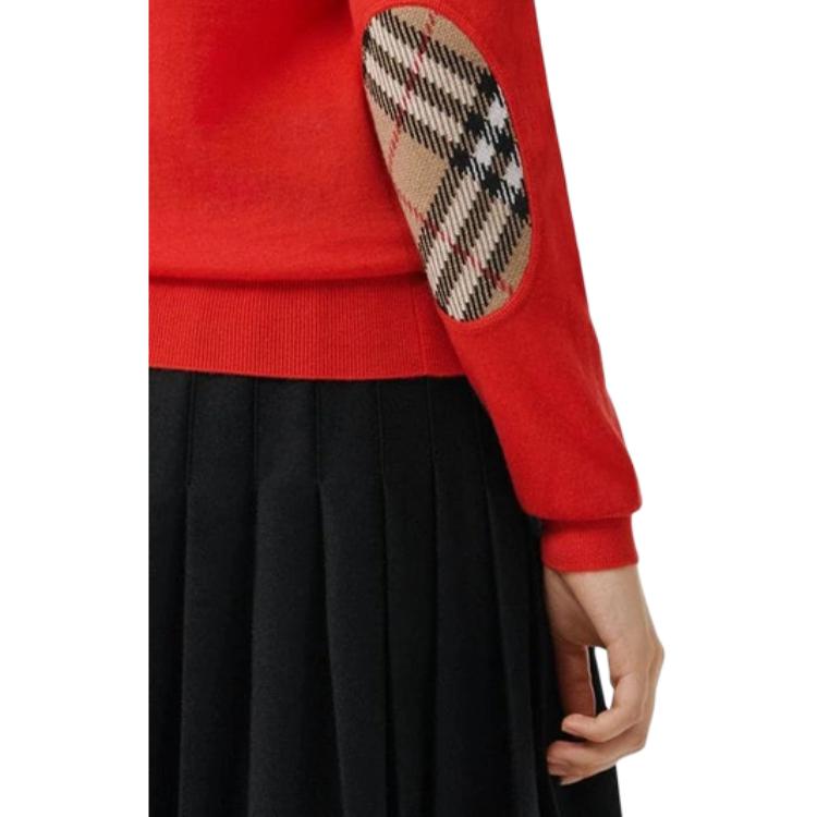 (Women) Burberry  Striped Red Crewneck Long-Sleeve Sweater. 80170211 圖 6