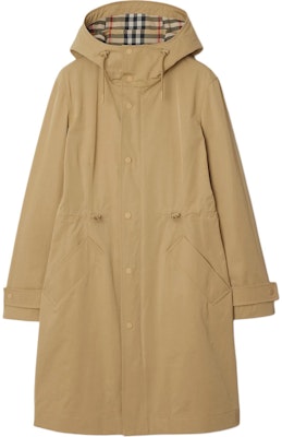 (W) 博柏利 驼色连帽拉链长款外套夹克 80954451 Buy (W) 博柏利 驼色连帽拉链长款外套夹克 80954451