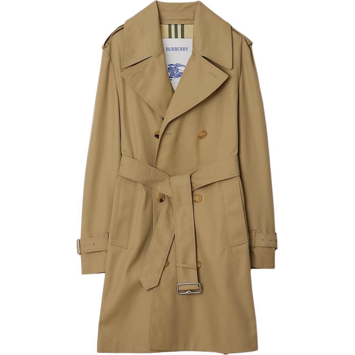 (Women) Burberry  Teddy Color Double-Breasted Long Sleeve Trench Coat. 80977391 圖 2