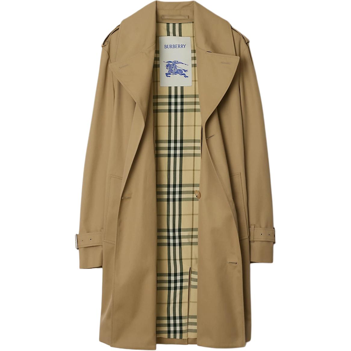 (Women) Burberry  Teddy Color Double-Breasted Long Sleeve Trench Coat. 80977391 圖 3