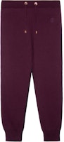 (Women) Burberry Two-Tone Jogger Knit Pants in Dark Chestnut Color. 80484261 (Women) Burberry Two-Tone Jogger Knit Pants in Dark Chestnut Color. 80484261