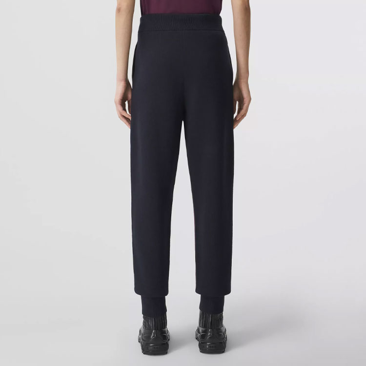 Details for (W) Burberry Celana Jogger Rajut Dua Warna Warna Dark Chestnut. 80484261