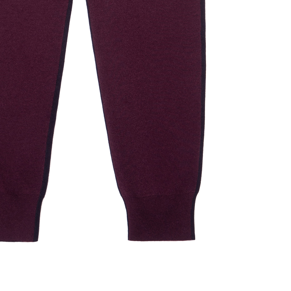 Sizing (W) Burberry Celana Jogger Rajut Dua Warna Warna Dark Chestnut. 80484261