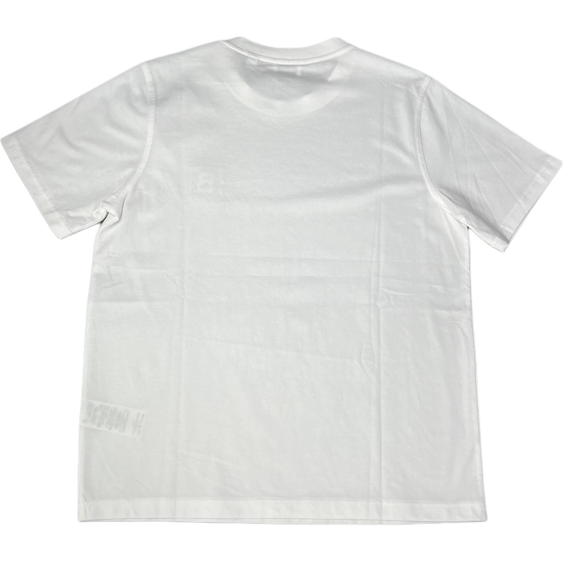 Lookbook (W) Burberry Kaos Crewneck Putih Bordir Huruf Oversized. 80808661