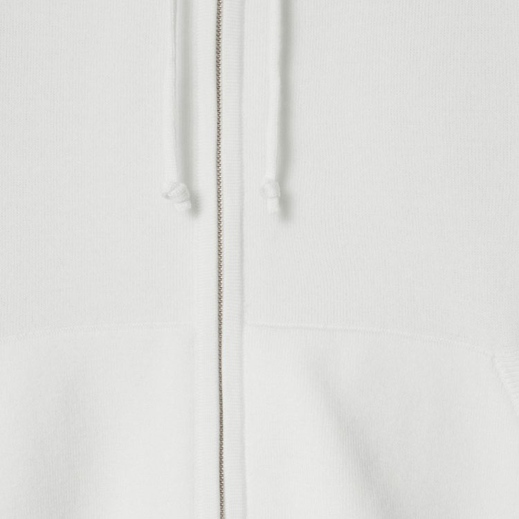 (Women) Burberry  White Embroidered Logo Zip-Up Hoodie Long Sleeve Sweater. 80944431 圖 7