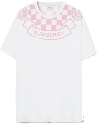 (Women) Burberry White Graphic Print Crewneck Short Sleeve T-Shirt. 80721481 Order (Women) Burberry White Graphic Print Crewneck Short Sleeve T-Shirt. 80721481