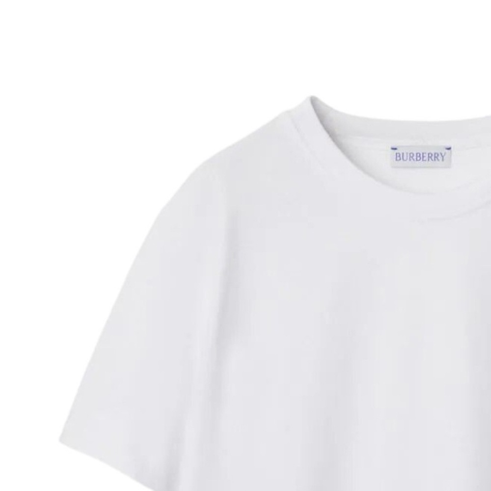 Cheap (Women) Burberry  White Jewelry Print Crewneck Oversized Short-Sleeve T-Shirt SS24. 80882151