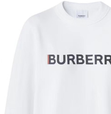 (Women) Burberry White Letter Print Crewneck Long Sleeve Sweatshirt. 80526601 Lookbook (Women) Burberry White Letter Print Crewneck Long Sleeve Sweatshirt. 80526601