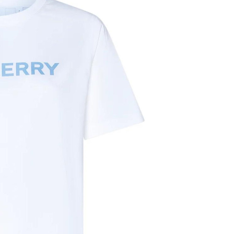 (Women) Burberry  White Letter Print Crewneck Short Sleeve T-Shirt. 80728811 圖 7