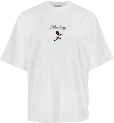 (W) 博柏利 白色字母印花短袖圆领T恤. 80836471 Order (W) 博柏利 白色字母印花短袖圆领T恤. 80836471