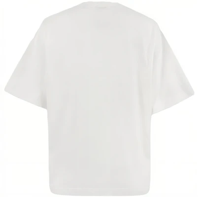 (W) 博柏利 白色字母印花短袖圆领T恤. 80836471 Lookbook (W) 博柏利 白色字母印花短袖圆领T恤. 80836471